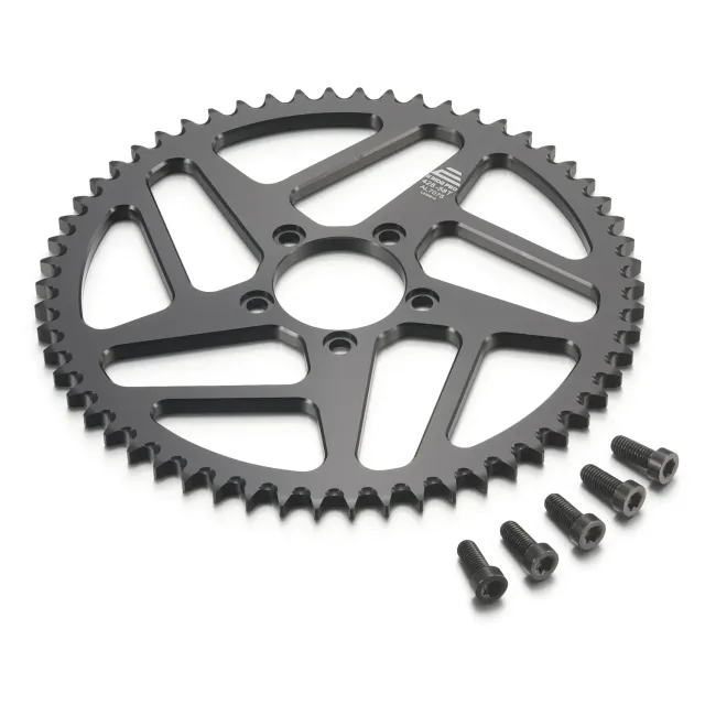 E-Ride Pro SHE7053 couronne alu 58T 428 SR + vis