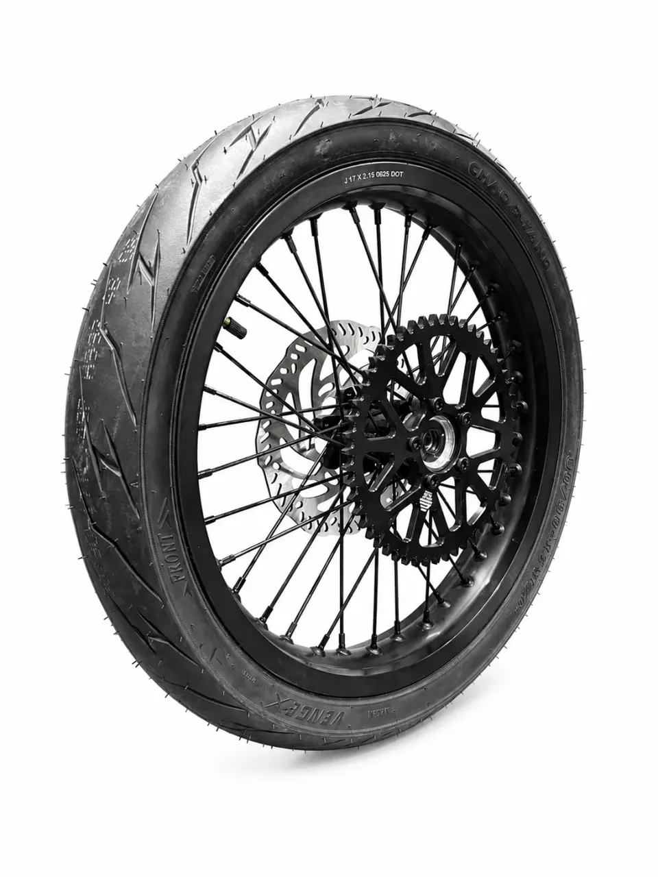E-Ride Pro SHE7988+SHE7987 roues supermotard avant arrière